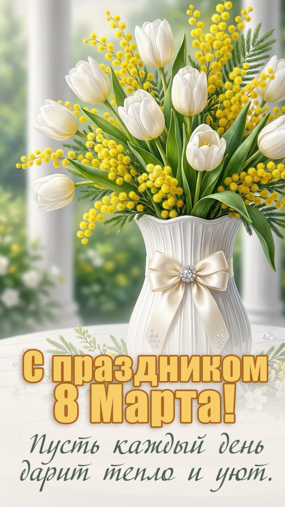 картинки с надписями Пусть каждый день дарит тепло и уют.