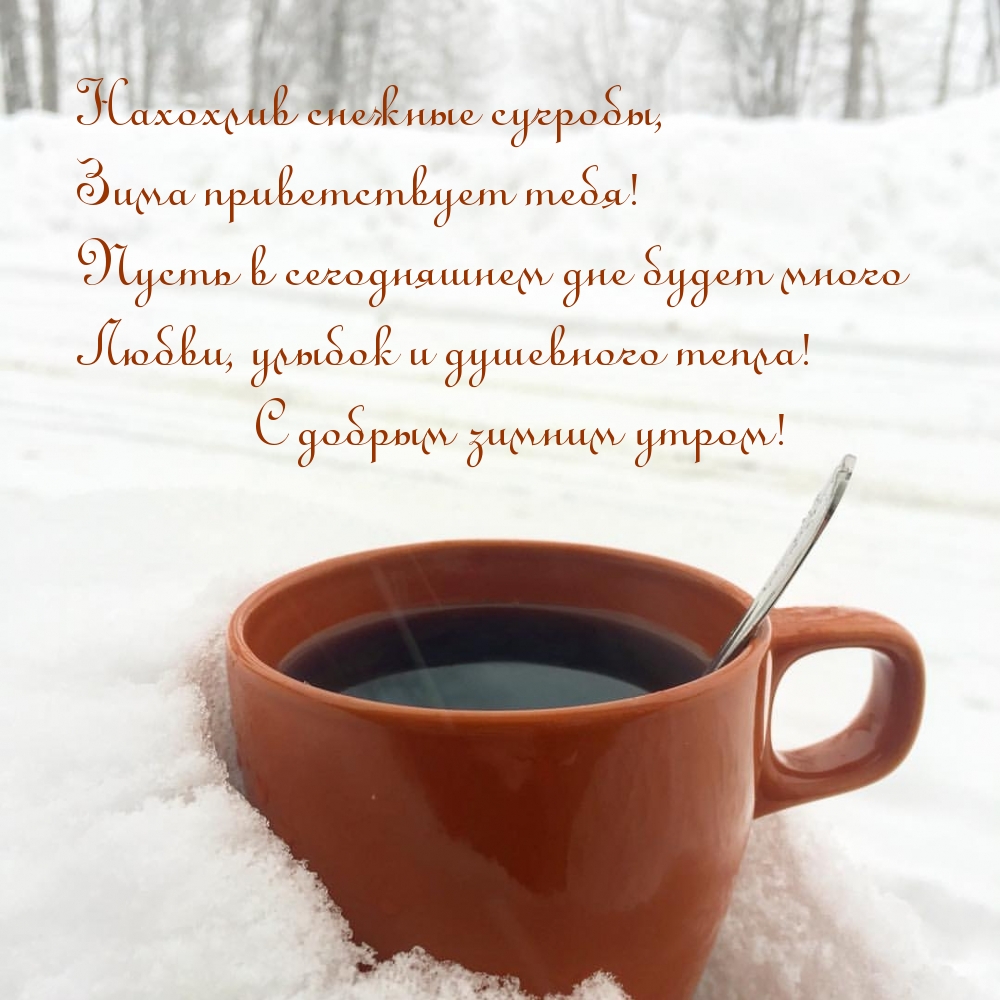 Доброе утро со смыслом зимние. Доброе зимнее утро. С добрым снежным утром. Пожелания с добрым снежным утром. Пожелания с добрым зимним утром мужчине.